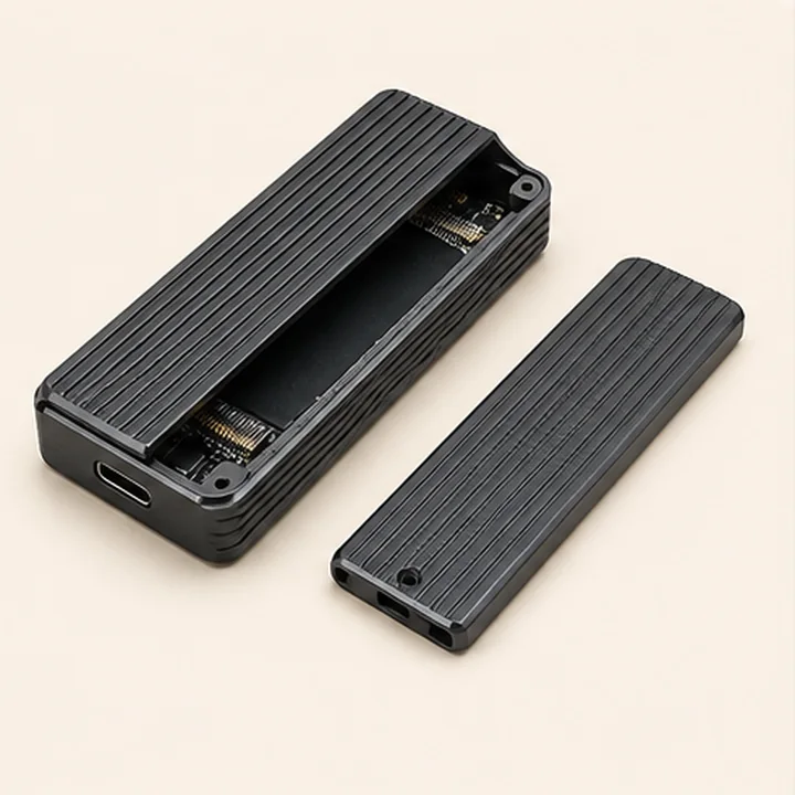 Representative image of external NVMe enclosure